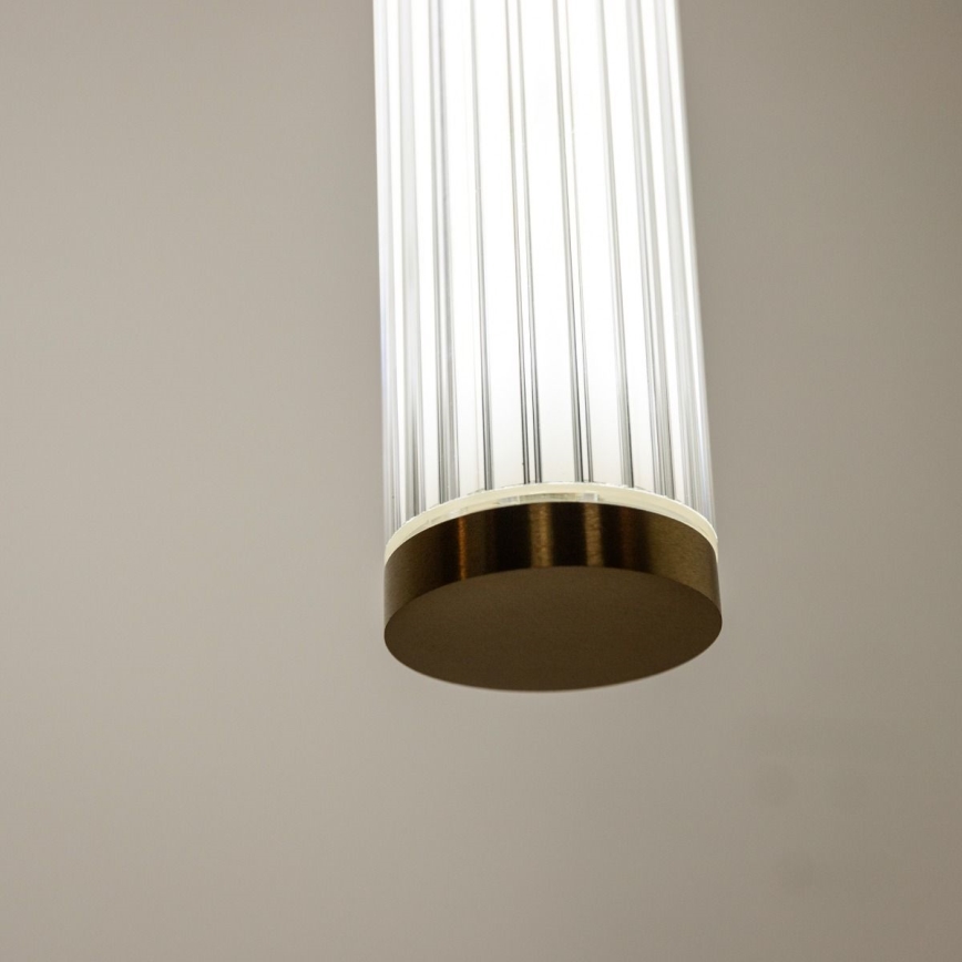 Zuma Line - LED luster na sajli s mogućnošću prigušivanja LED/26W/230V 2700-6500K zlatna + daljinski upravljač