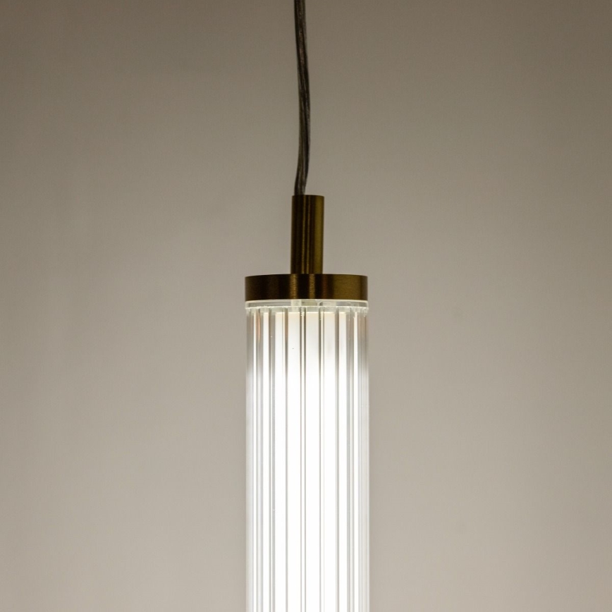 Zuma Line - LED luster na sajli s mogućnošću prigušivanja LED/26W/230V 2700-6500K zlatna + daljinski upravljač