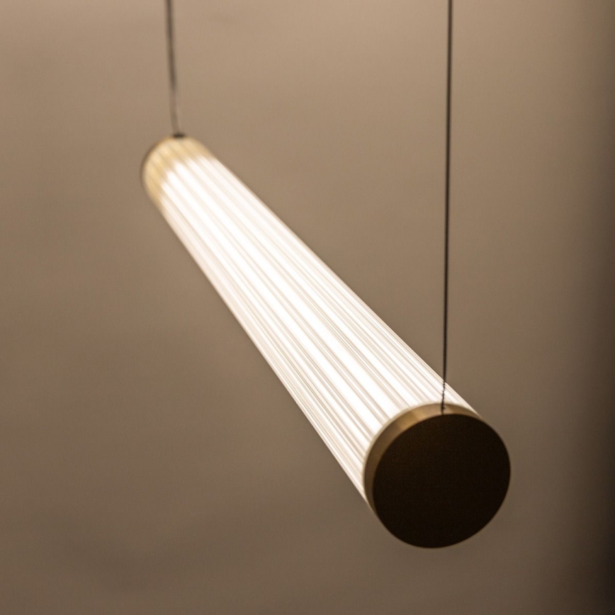 Zuma Line - LED luster na sajli s mogućnošću prigušivanja LED/64W/230V 2700-6500K zlatna + daljinski upravljač