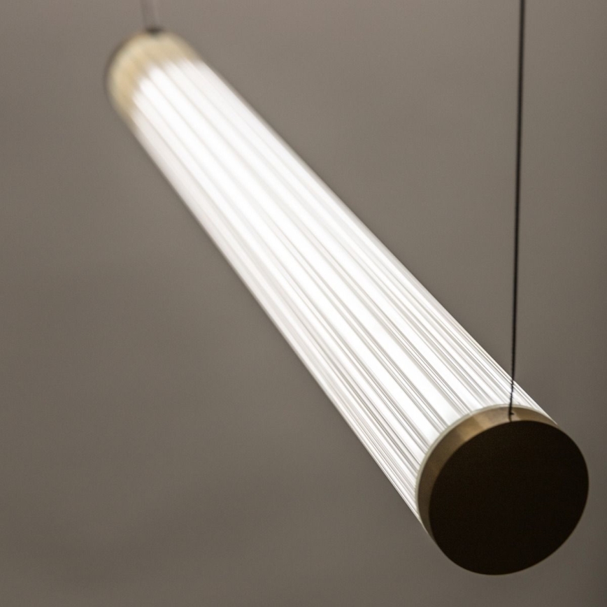 Zuma Line - LED luster na sajli s mogućnošću prigušivanja LED/64W/230V 2700-6500K zlatna + daljinski upravljač
