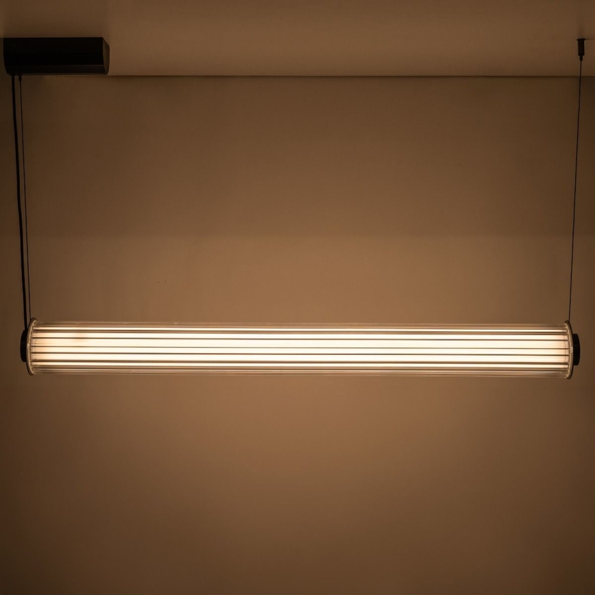 Zuma Line - LED luster na sajli s mogućnošću prigušivanja LED/39W/230V 2700-6500K crna + daljinski upravljač