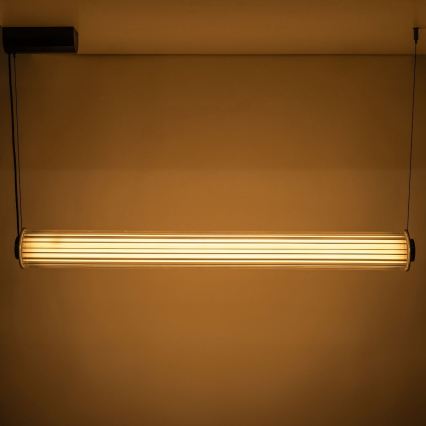 Zuma Line - LED luster na sajli s mogućnošću prigušivanja LED/39W/230V 2700-6500K crna + daljinski upravljač