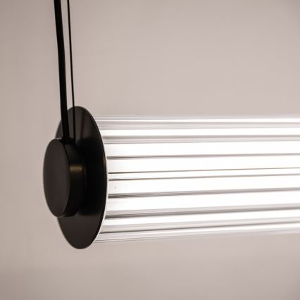 Zuma Line - LED luster na sajli s mogućnošću prigušivanja LED/39W/230V 2700-6500K crna + daljinski upravljač