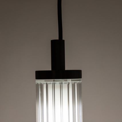 Zuma Line - LED luster na sajli s mogućnošću prigušivanja LED/26W/230V 2700-6500K crna + daljinski upravljač