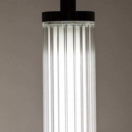 Zuma Line - LED luster na sajli s mogućnošću prigušivanja LED/26W/230V 2700-6500K crna + daljinski upravljač