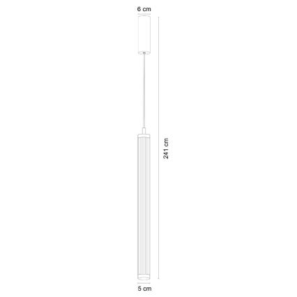 Zuma Line - LED luster na sajli s mogućnošću prigušivanja LED/26W/230V 2700-6500K crna + daljinski upravljač