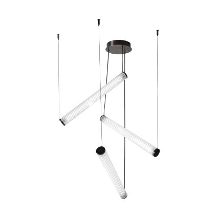 Zuma Line - LED luster na sajli s prigušivanjem LED/64W/230V 2700-6500K crna + daljinski upravljač
