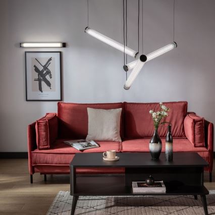 Zuma Line - LED luster na sajli s prigušivanjem LED/64W/230V 2700-6500K crna + daljinski upravljač