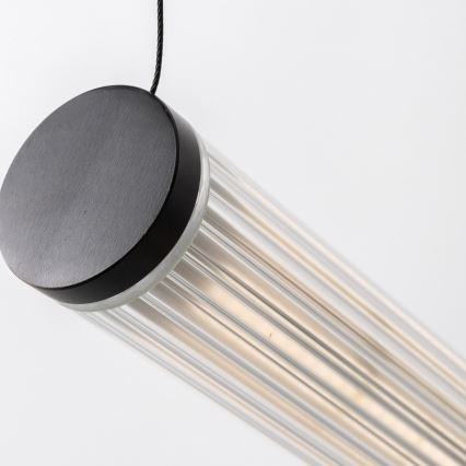 Zuma Line - LED luster na sajli s prigušivanjem LED/64W/230V 2700-6500K crna + daljinski upravljač