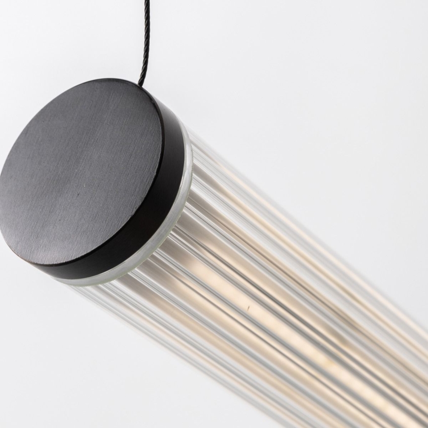 Zuma Line - LED luster na sajli s prigušivanjem LED/64W/230V 2700-6500K crna + daljinski upravljač