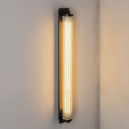 Zuma Line - LED prigušiva zidna svjetiljka LED/26W/230V 2700-6500K crna + daljinski upravljač