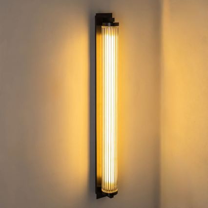 Zuma Line - LED prigušiva zidna svjetiljka LED/26W/230V 2700-6500K crna + daljinski upravljač