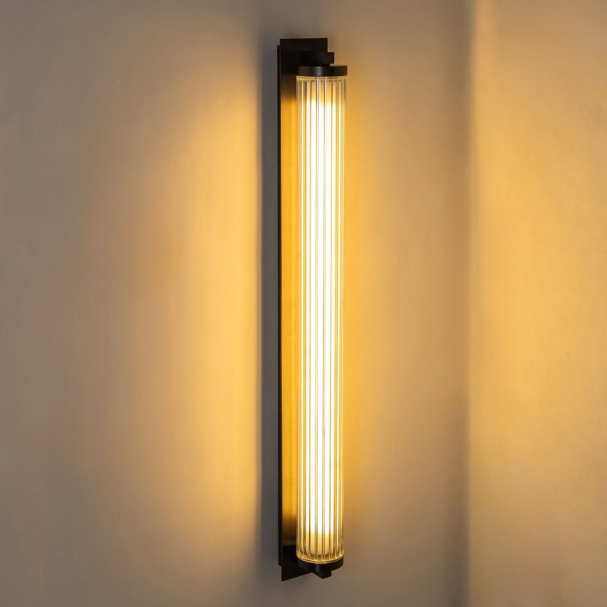 Zuma Line - LED prigušiva zidna svjetiljka LED/26W/230V 2700-6500K crna + daljinski upravljač