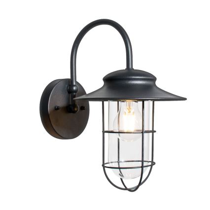 Zuma Line - Vanjska zidna lampa 1xE27/60W/230V IP44 crna