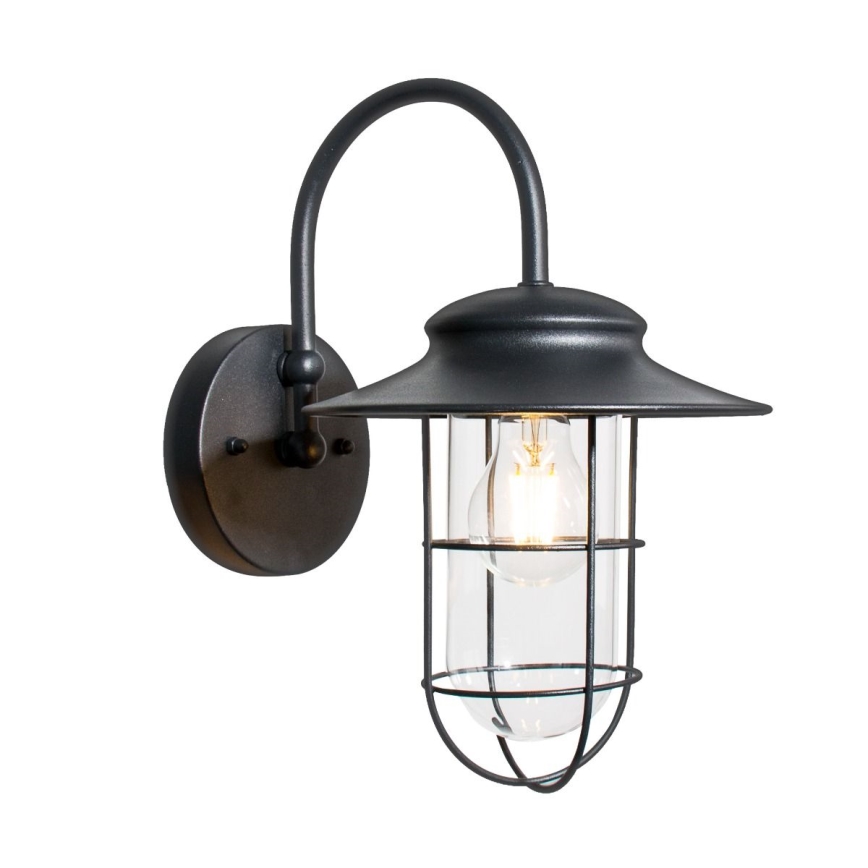 Zuma Line - Vanjska zidna lampa 1xE27/60W/230V IP44 crna