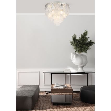 Zuma Line - Nadgradni luster 8xE14/40W/230V sjajni krom