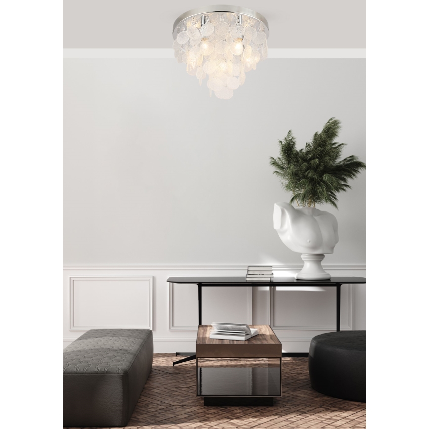 Zuma Line - Nadgradni luster 8xE14/40W/230V sjajni krom