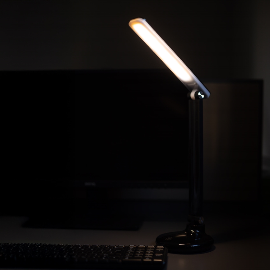 Zuma Line - LED Punjiva stolna lampa LED/6W/1200 mAh 3000/4500/6000K CRI 90 crna