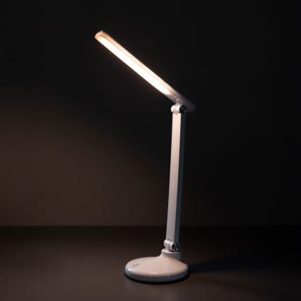 Zuma Line - LED Punjiva stolna lampa LED/6W/1200 mAh 3000/4500/6000K CRI 90 bijela