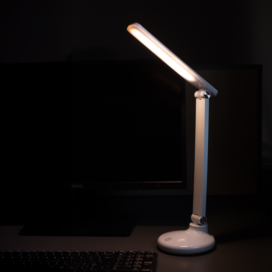 Zuma Line - LED Punjiva stolna lampa LED/6W/1200 mAh 3000/4500/6000K CRI 90 bijela