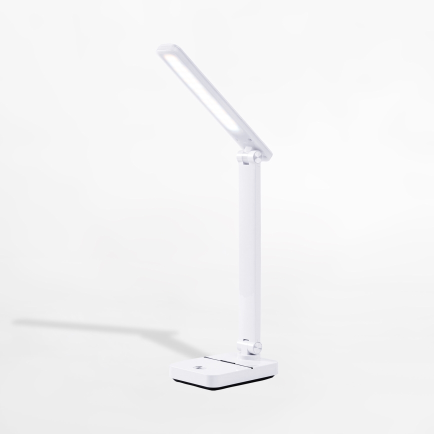 Zuma Line - LED Punjiva stolna lampa LED/8W/1200 mAh 3000/4500/6000K CRI 90 bijela