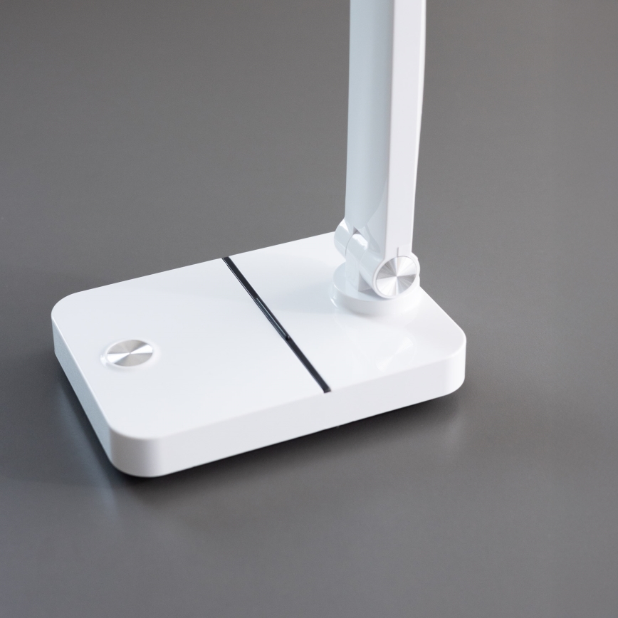 Zuma Line - LED Punjiva stolna lampa LED/8W/1200 mAh 3000/4500/6000K CRI 90 bijela