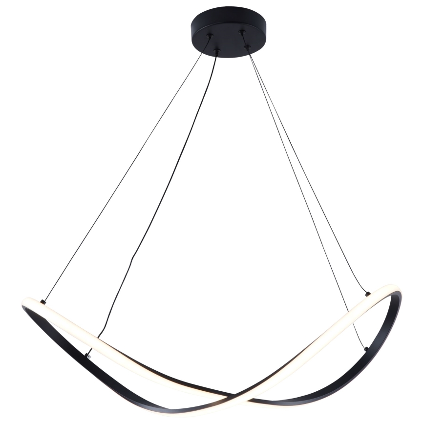 Zuma Line - LED luster na užetu LED/45W/230V 3000/4000/6000K crna