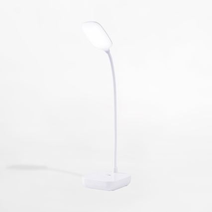 Zuma Line - LED Punjiva stolna lampa LED/7W/1200 mAh 3000/4500/6000K CRI 90 bijela