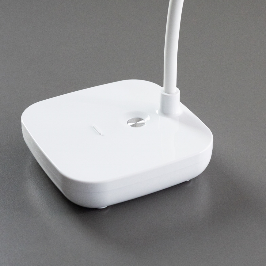 Zuma Line - LED Punjiva stolna lampa LED/7W/1200 mAh 3000/4500/6000K CRI 90 bijela