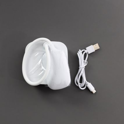 Zuma Line - LED Punjiva stolna lampa LED/7W/1200 mAh 3000/4500/6000K CRI 90 bijela
