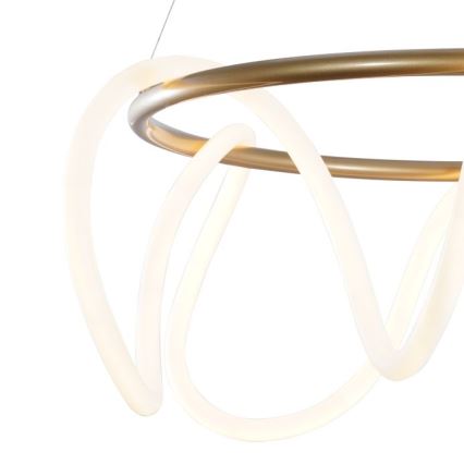 Zuma Line - LED luster na užetu LED/58W/230V 3000/4000/6000K zlatna