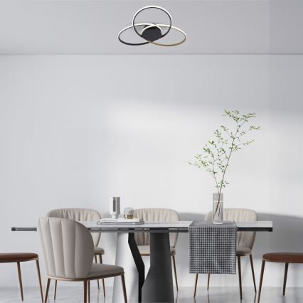 Zuma Line - LED Stropna svjetiljka LED/60W/230V 3000/4000/6000K crna/zlatna