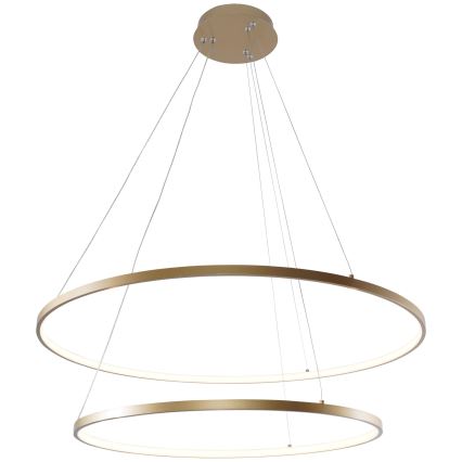 Zuma Line - LED Luster na sajli LED/60W/230V 3000/4000/6000K pr. 80 cm zlatna