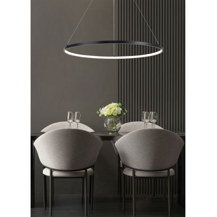 Zuma Line - LED Luster na sajli LED/36W/230V 3000/4000/6000K pr. 80 cm crna