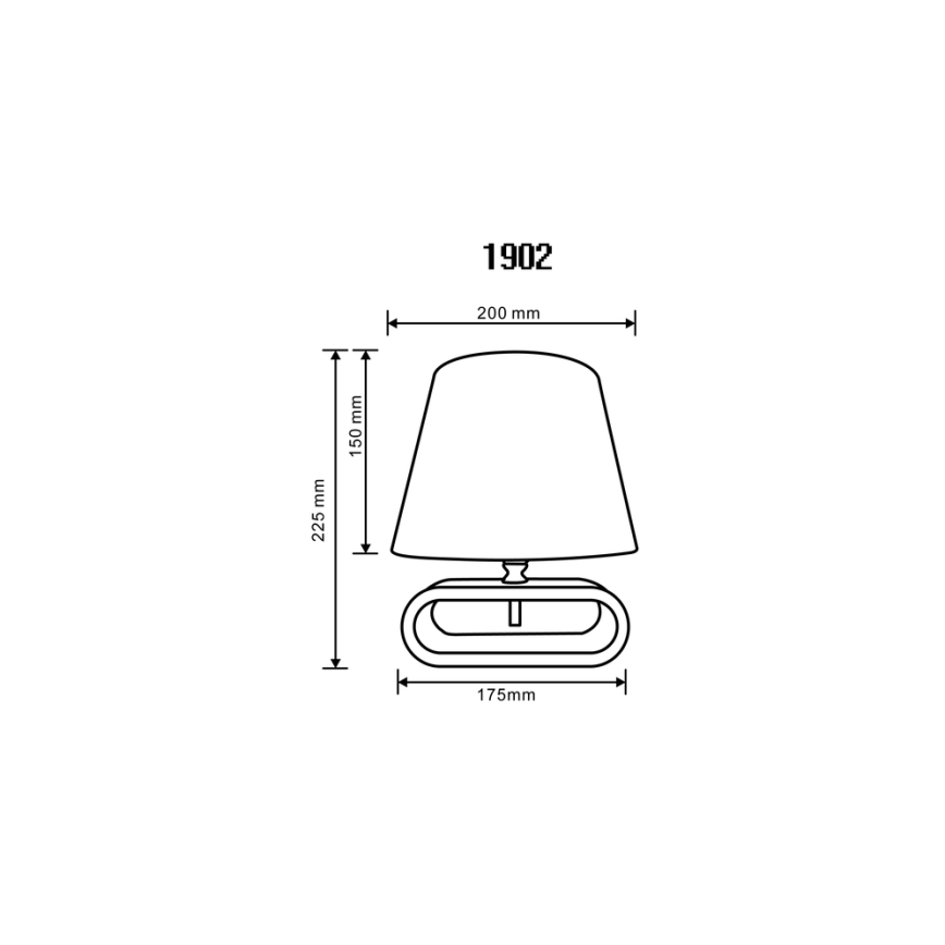 Zuma Line - Stolna lampa 1xE14/40W/230V bambus/bijela