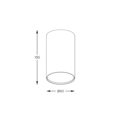 Zuma Line - Ugradna svjetiljka 1xGU10/50W/230V hrast
