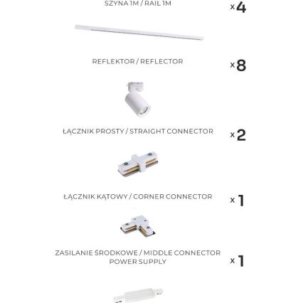 Zuma Line - Reflektor za šinski sustav 8xGU10/35W/230V bijela