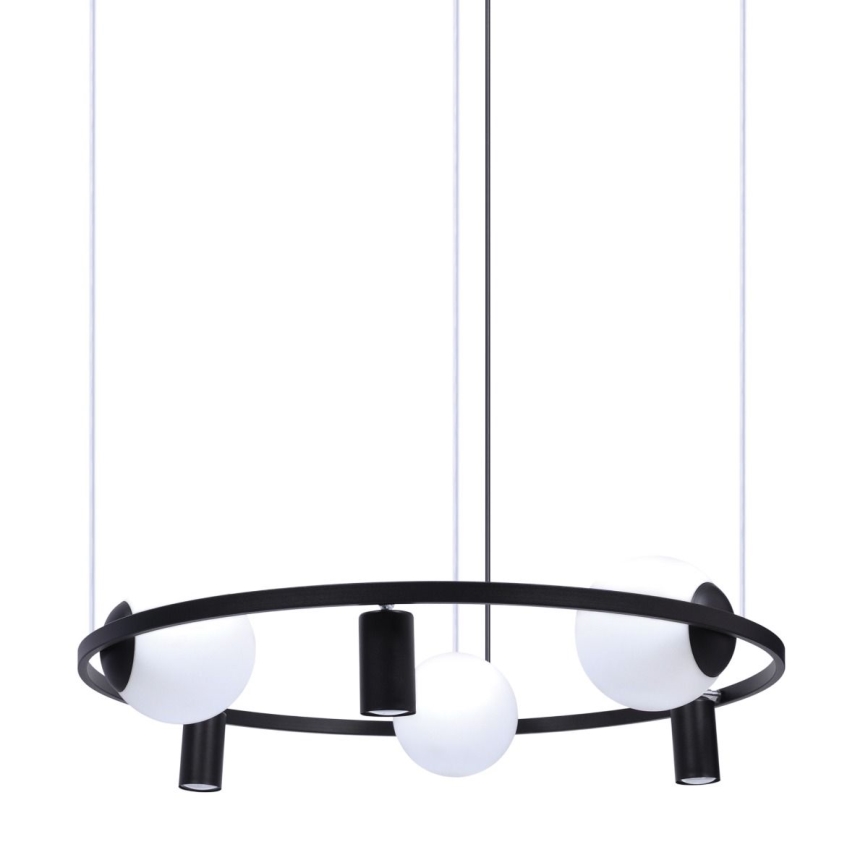 Zuma Line - Luster na sajli 3xE27/40W/230V + 3xGU10/40W crna