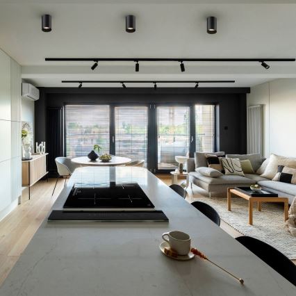 Zuma Line - LED RGBW prigušivo spot svjetlo 1xGU10/6W/230V crno + daljinski upravljač