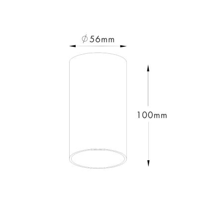Zuma Line - Ugradbena svjetiljka 1xGU10/50W/230V crna