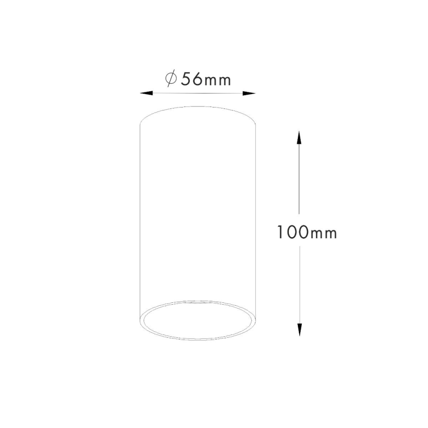 Zuma Line - Ugradbena svjetiljka 1xGU10/50W/230V crna