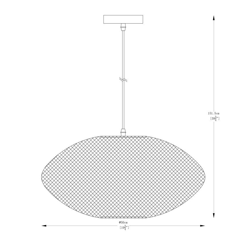 Zuma Line - Luster na sajli 1xE27/40W/230V zlatna