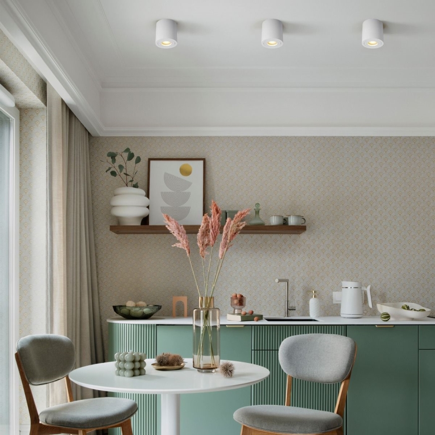 Zuma Line - LED RGBW prigušivo kupaonsko spot svjetlo 1xGU10/6W/230V IP44 bijela + daljinski upravljač