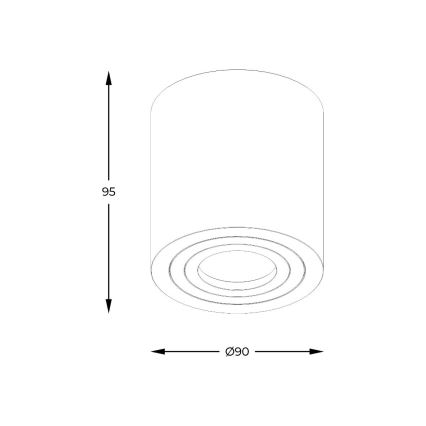 Zuma Line - LED RGBW prigušivo kupaonsko spot svjetlo 1xGU10/6W/230V IP44 bijela + daljinski upravljač