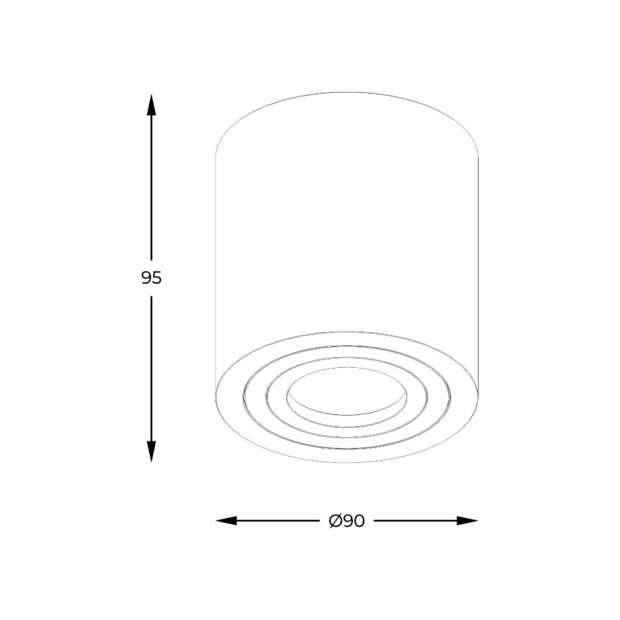 Zuma Line - LED RGBW kupaonska ugradna spot svjetiljka s mogućnošću prigušivanja 1xGU10/6W/230V IP44 crna + daljinski upravljač