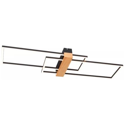 Zuma Line - LED Stropna svjetiljka LED/39W/230V 3000K crna/bor