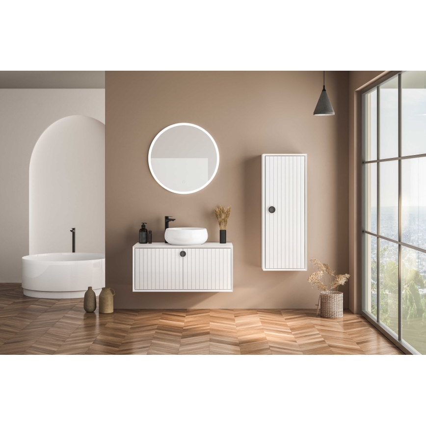 Zuma Line - LED kupaonsko zidno ogledalo s pozadinskim LED osvjetljenjem/36W/230V 3000/4000/6000K Ø 80 cm IP44