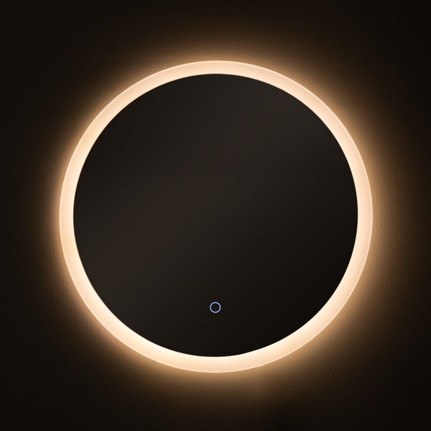 Zuma Line - LED zidno kupaonsko ogledalo s LED pozadinskim osvjetljenjem/24W/230V 3000/4000/6000K Ø 60 cm IP44