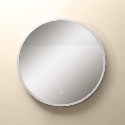 Zuma Line - LED Kupaonsko zidno ogledalo s pozadinskim osvjetljenjem LED/24W/230V 3000/4000/6000K pr. 60 cm IP44 bijela/zlatna