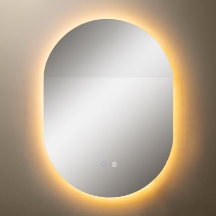 Zuma Line - LED Kupaonsko grijano zidno ogledalo s pozadinskim osvjetljenjem LED/24W/230V 3000/4000/6000K 70x50 cm IP44